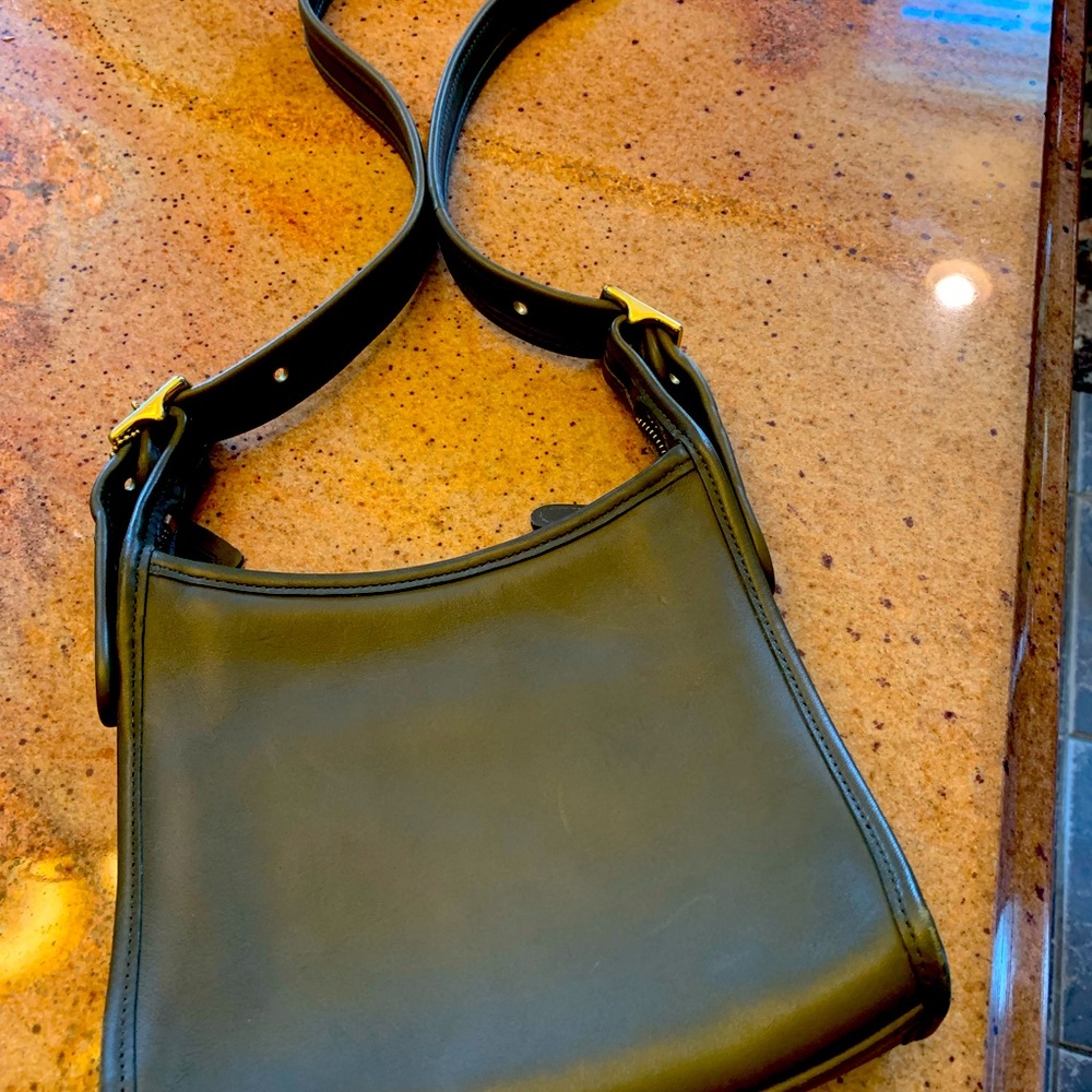 Coach Vintage Green Crossbody  9997